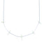 Liquid Silver Mother Of Pearl Bird Bead Necklace DX117173